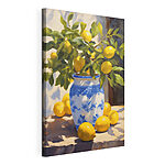 Cuadros Cuadro de limones en un jarrón