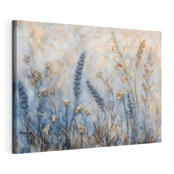 Pintura de flores y hojas Cuadros Pintura de flores y hojas
