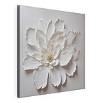 Cuadros Flor blanca hecha de papel