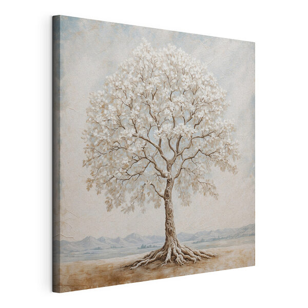 Cuadros Árbol con flores blancas