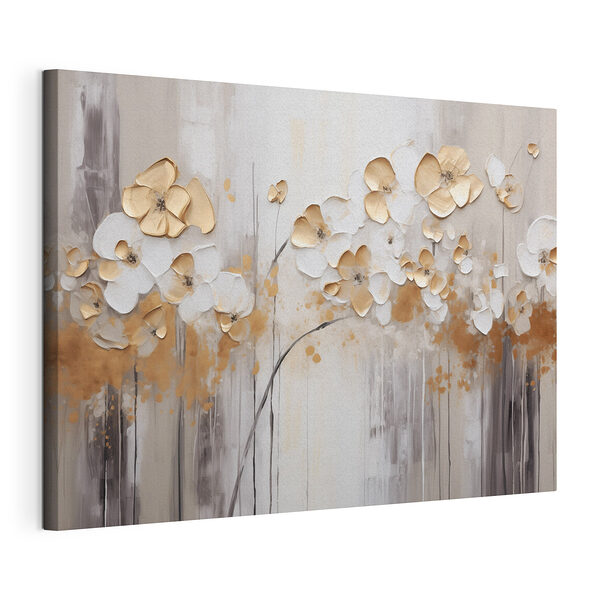 Cuadro de flores en una pared Cuadros Cuadro de flores en una pared