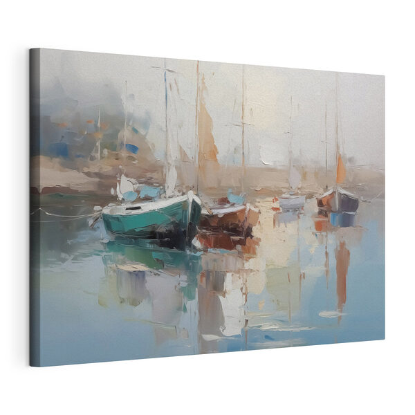 Cuadros Cuadros Cuadro de barcos en un puerto (SKU: s42743)