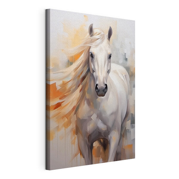 Cuadro de un caballo blanco Cuadros Cuadro de un caballo blanco