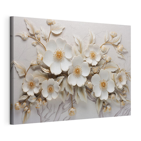 Cuadros Elegantes flores en tonos suaves