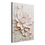 Cuadros Flor blanca con hojas