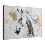 Cuadros Cuadro de un caballo blanco