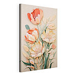 Cuadros Recorte de papel con forma de flores