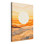 Cuadros El sol sobre el desierto
