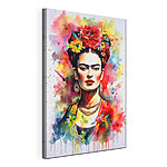 Cuadros Cuadro de una mujer con flores en el pelo