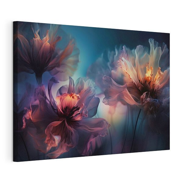 Flores de colores vivos bajo una luz etérea Cuadros Flores de colores vivos bajo una luz etérea