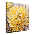 Cuadros Los pétalos de color amarillo brillante florecen en capas