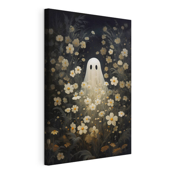 Cuadros Un fantasma en un campo de flores