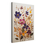 Cuadros Conjunto de flores y hojas