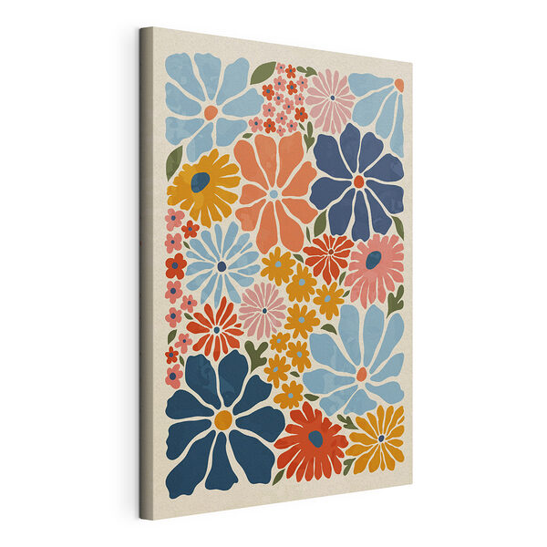 Cuadros Diseño floral a todo color
