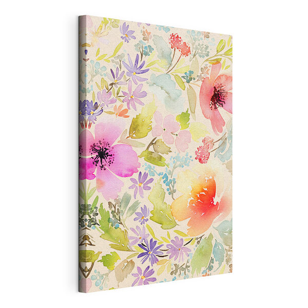 Pintura en acuarela de flores Cuadros Pintura en acuarela de flores