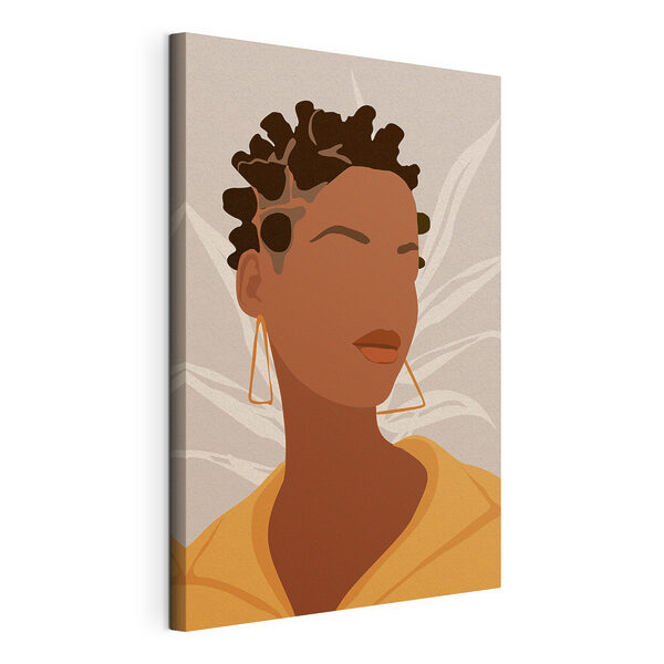 Mujer con el pelo corto y pendientes Cuadros Mujer con el pelo corto y pendientes