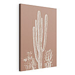 Cuadros Cactus con rayas blancas