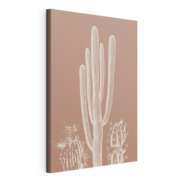 Cactus con rayas blancas Cuadros Cactus con rayas blancas