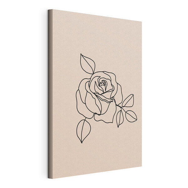 Dibujo de una rosa Cuadros Dibujo de una rosa