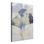 Cuadros Hojas de ginkgo abstractas en tonos suaves