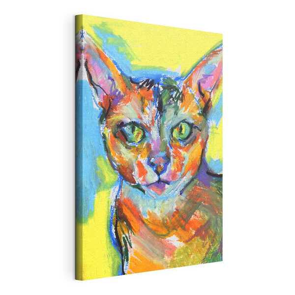 Cuadro de un gato Cuadros Cuadro de un gato
