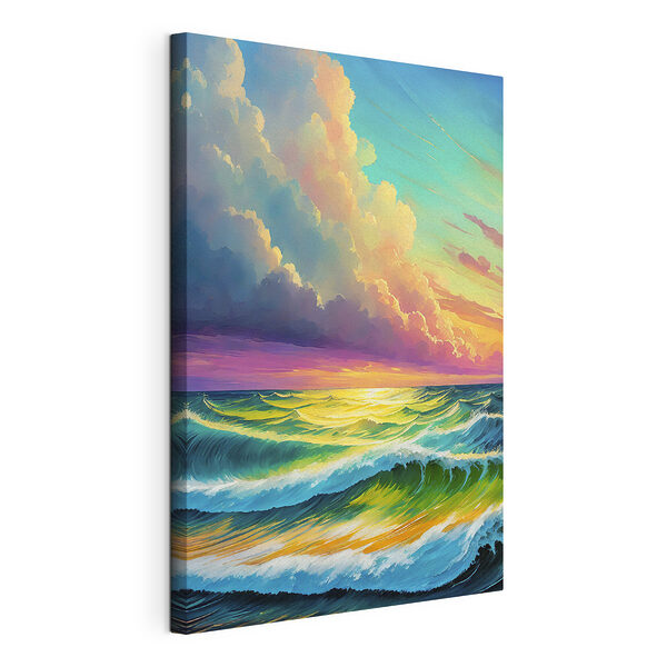 Cuadro de olas en el océano Cuadros Cuadro de olas en el océano