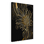Cuadros Elegante diseño floral con líneas intrincadas