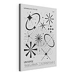 Cuadros Imagen en blanco y negro de diversas formas