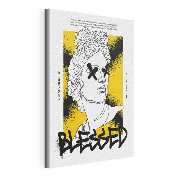Cuadros Dibujo en blanco y negro de la cabeza de una mujer (SKU: s36617) Cuadros Cuadros Dibujo en blanco y negro de la cabeza de una mujer (SKU: s36617)