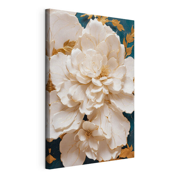 Elegantes flores blancas con detalles muy elaborados Cuadros Elegantes flores blancas con detalles muy elaborados