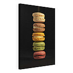 Cuadros Pila de macarrones de colores