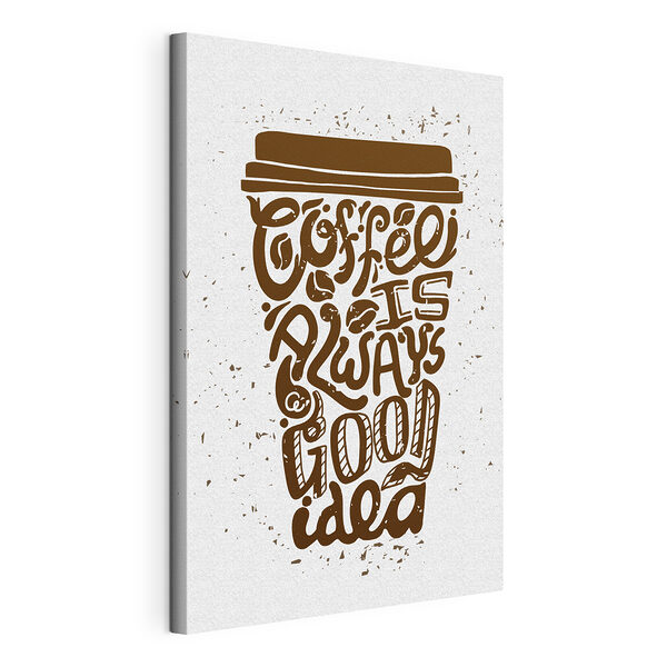 Cuadros Taza de café con tapa