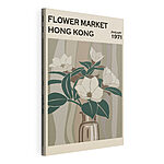 Cuadros Cartel del mercado de flores de Hong Kong, 1971