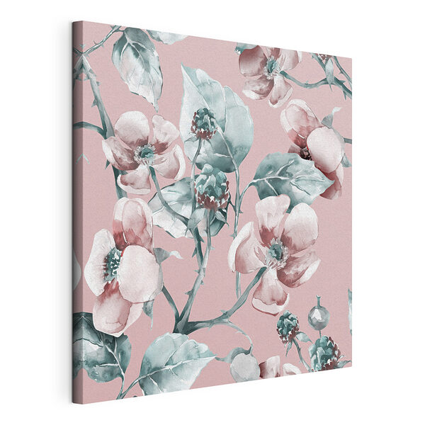 Cuadros Pintura en acuarela de una flor