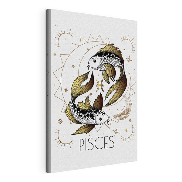 Piscis: Elegancia en armonía celestial Cuadros Piscis: Elegancia en armonía celestial