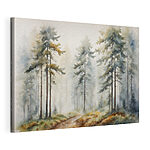 Cuadros Pintura en acuarela de un bosque