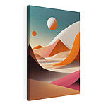 Cuadros Paisaje surrealista con dunas de colores