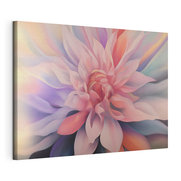 Cuadros Pétalos en tonos pastel en suave floración