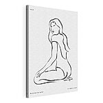 Cuadros Dibujo de una mujer
