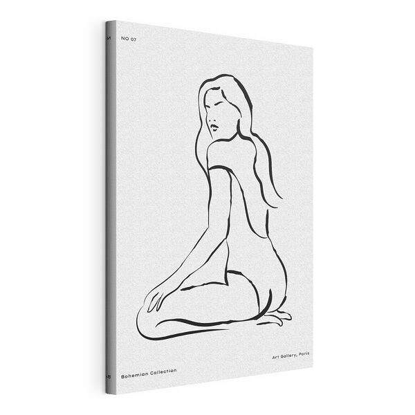 Dibujo de una mujer Cuadros Dibujo de una mujer