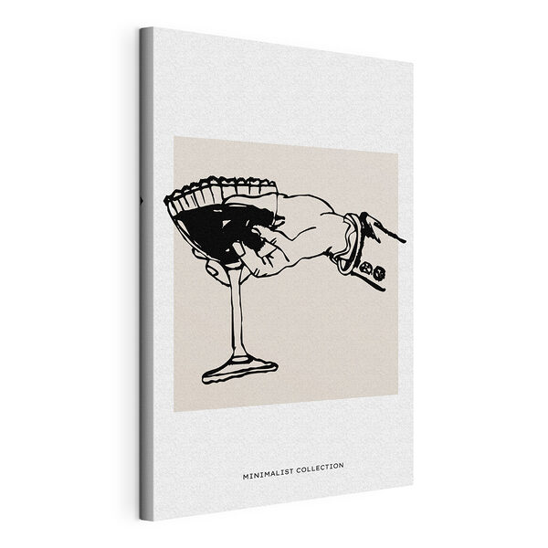 Mano que sostiene una copa de vino Cuadros Mano que sostiene una copa de vino