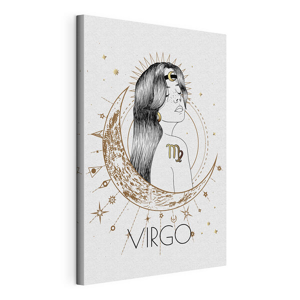Dibujo de una mujer con el pelo largo Cuadros Dibujo de una mujer con el pelo largo