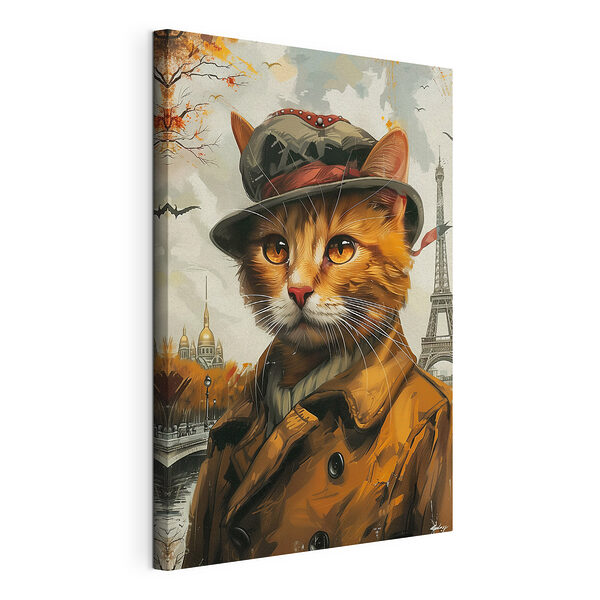 Cuadros Gato con un sombrero (SKU: s37457) Cuadros Cuadros Gato con un sombrero (SKU: s37457)