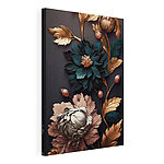 Cuadros Elegante obra de arte floral con flores de colores vivos