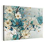 Cuadros Pintura de flores y hojas