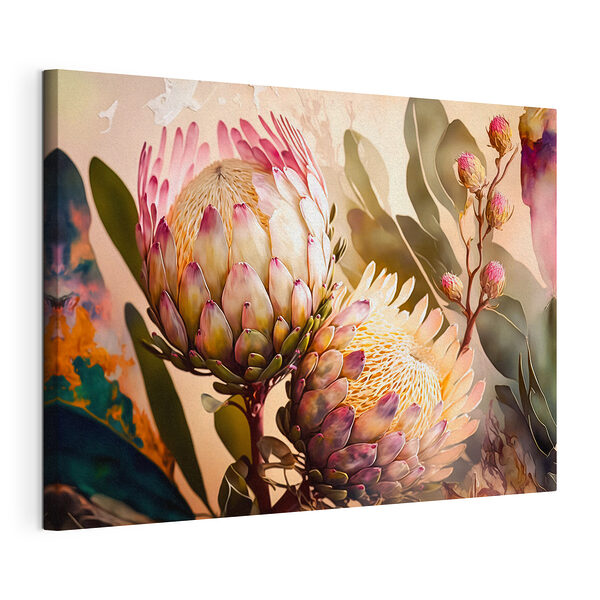 Flores de colores vivos con pétalos exuberantes Cuadros Flores de colores vivos con pétalos exuberantes