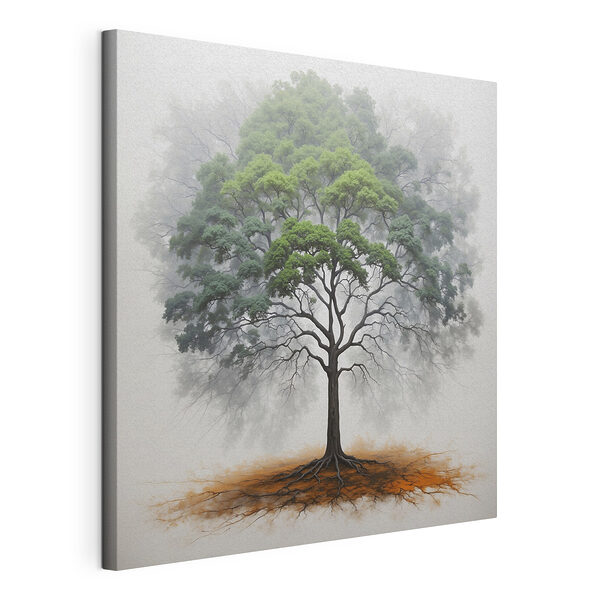 Cuadros Árbol con muchas hojas