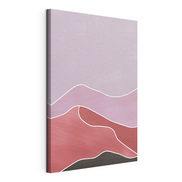 Cuadros Fondo rosa y blanco