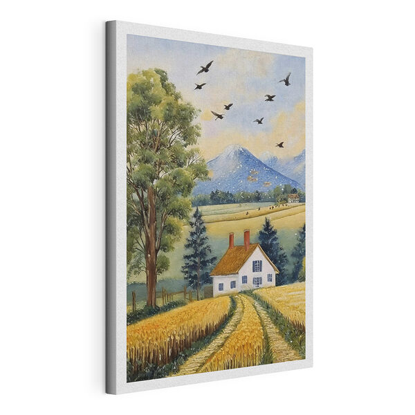 Pintura de una casa Cuadros Pintura de una casa