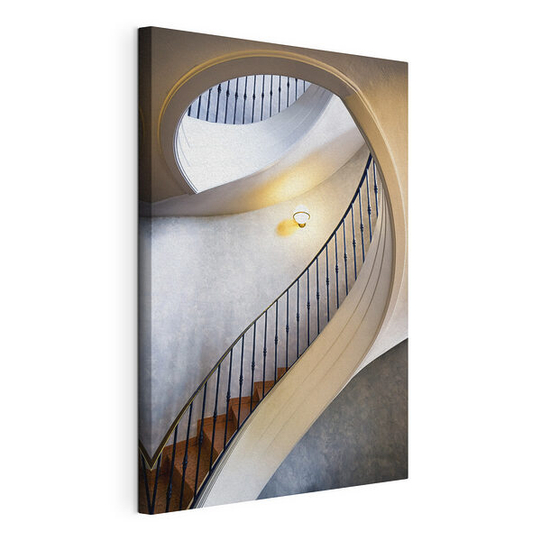 Cuadros Escalera curva de diseño elegante